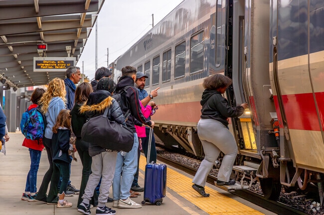 Uptown Station gives Greenbriar residents quick access to many locations via the Amtrak.