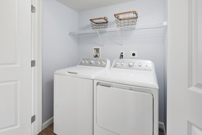 Your new home comes move-in-ready with everything you need at no extra cost. Even a full suite of appliances with microwave, range, refrigerator, washer, and dryer is included!