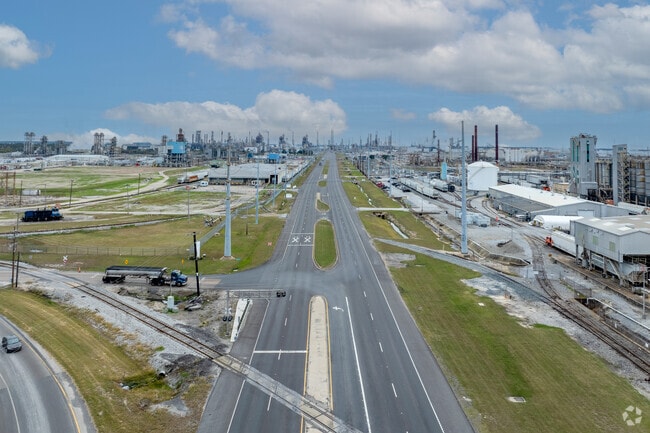 Sulphur's economy is deeply rooted in petrochemical processing.