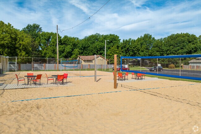 Rockwood offers two sand volleyball courts for outdoor entertainment.