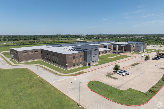 The school serves students in grades 6 through 8.