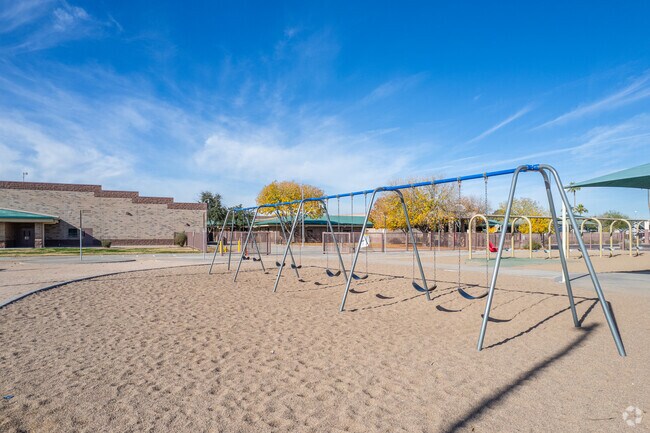 Have fun on the swings at Greenbrier Elementary School in Glendale.