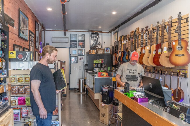 BC Music Company offers a curated collection of vintage records and instruments.