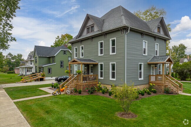 Homes with spacious porches make Momence a popular destination for prospective homebuyers.