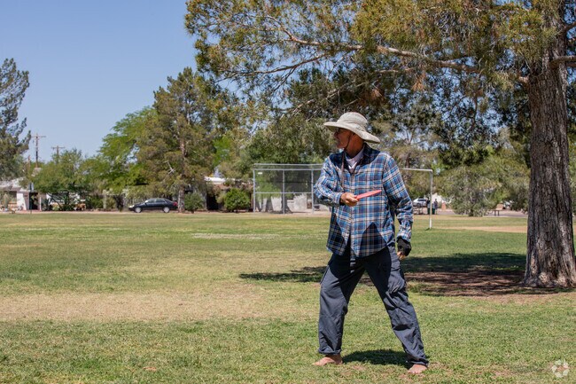 Residents can practice frisbee at La Madera Park.