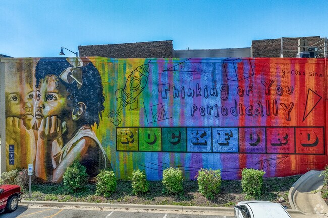 Murals can be found in downtown Swiftt and offer color and charm.