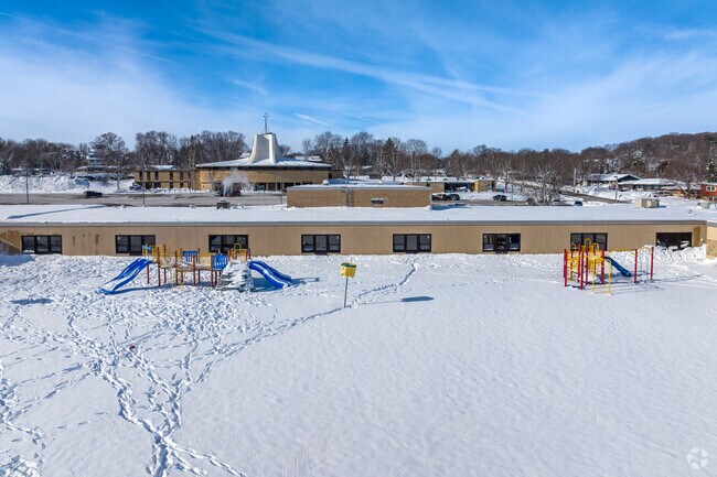 The playground at of St. Frances Cabrini School in West Bend.