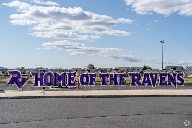 Ridgeview High School is home of the Ravens in Redmond, Oregon.