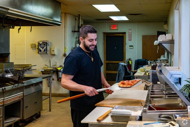 Big Star Pizza in Copley serves fresh pizza by the slice with classic and bold flavors.