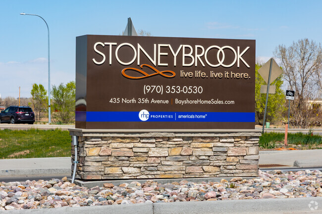 Parts of Stoneybrook feature newly built homes, set among open fields and scenic reservoirs.