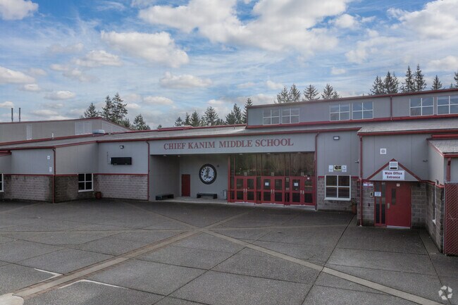 Chief Kanim Middle School entrance.