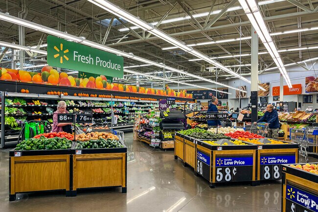 Fresh produce is readily available at the Walmart Superstore in Lacey Township, NJ.