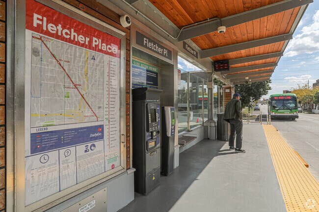 The IndyGo buses take Fletcher Place residents all over Indianapolis.