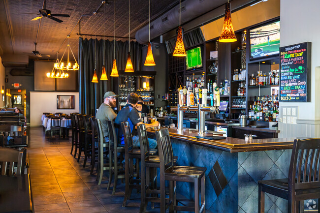 523 Bar & Grill is a great spot to grab a drink or a bite near Hudson-Sterling.