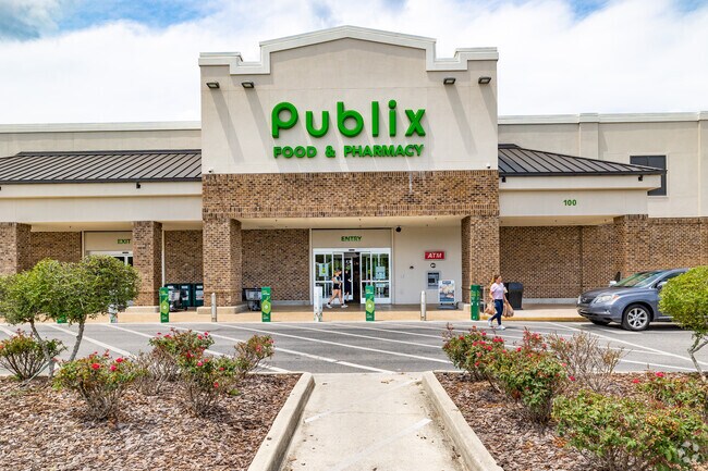 Locals in Midtown Mobile shop at Publix to stock their pantries.