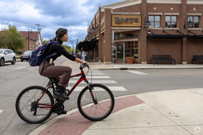 Riverside-Normal City is easy to get around and is popular with bikers.