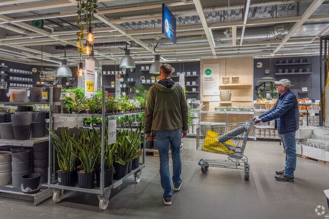 Ikea in East Bloomington has 2 floors of shopping.