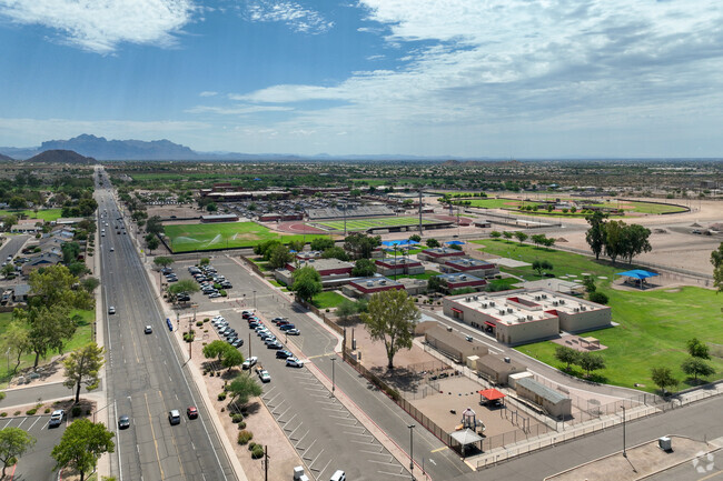 Salk Elementary is located on Brown Road in Mesa.