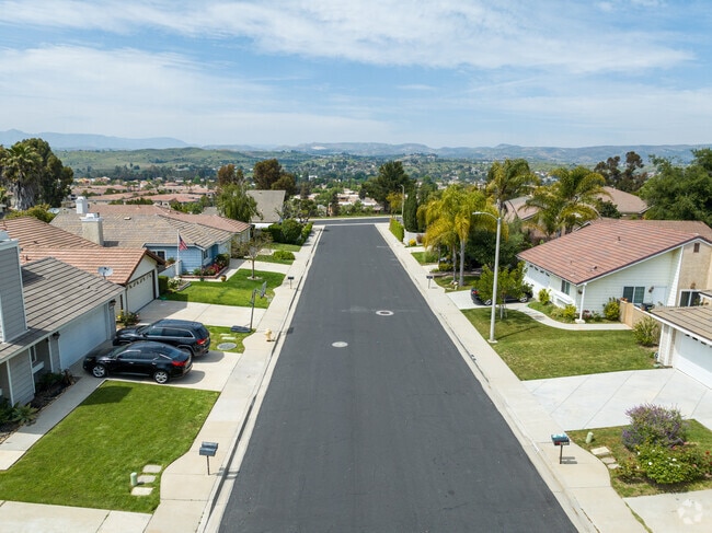 The streets of Moorpark are wide with plenty of space for parking.