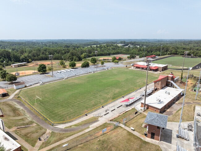 The Bears of Bunker Hill High School play here on Friday nights.