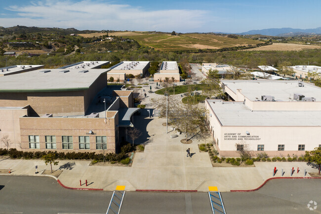 Mission Vista High School in Morro Hills has multiple buildings for its many students.