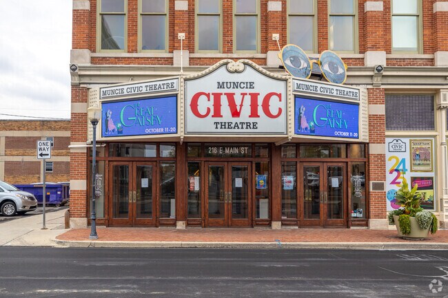 The Muncie Civic Theatre is a local performing arts venue with many shows year round.