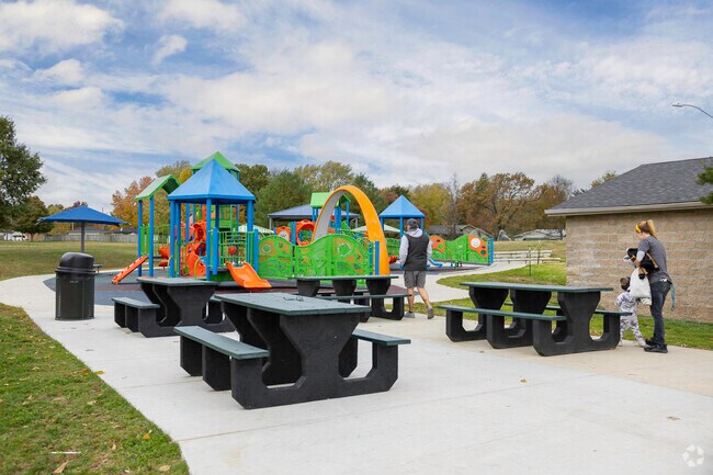 McCauley Park features playgrounds and walking paths near Fremont Hills.