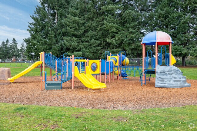 Kids can play on the two playgrounds at Chapin Park on Warner Parrott Rd in Oregon City.