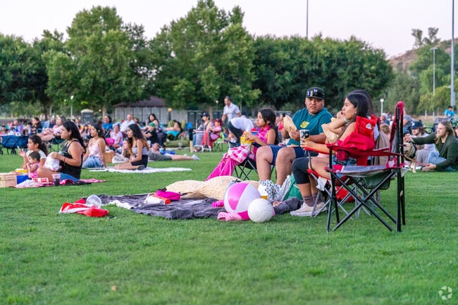 The snacks come out and families enjoy each other's company at Cinemas in the Park.