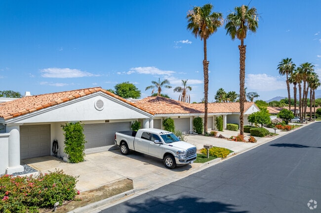 Single-story Spanish-inspired homes are common in La Quinta.