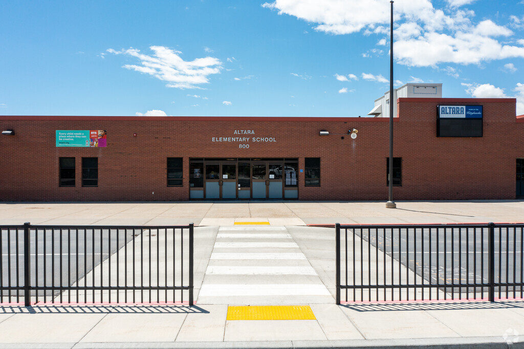Entrance to Altara Elementary School located in Sandy, UT.