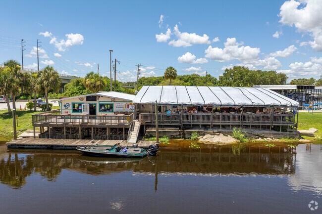 Gators Riverside Grille offers a wonderful dining experience with a view in Beck Hammock.