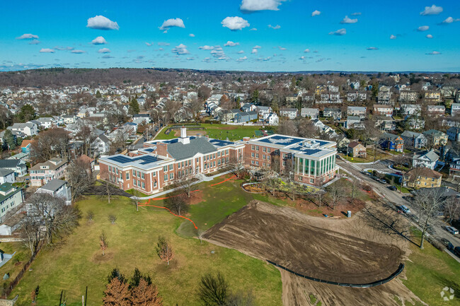 Lowell Elementary School shares grounds with Lowell Park where students enjoy activities.