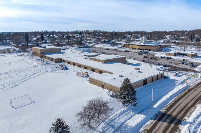 A view of of St. Frances Cabrini School in West Bend.