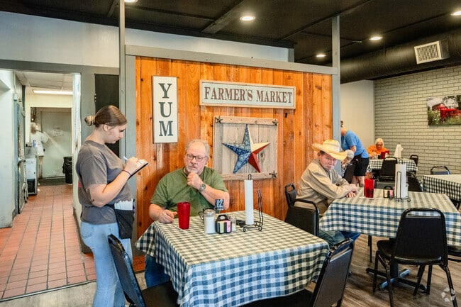 The Burnt Biscuit is a local favorite among Brazoria residents, with its warm and welcoming atmosphere.