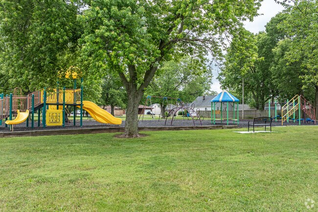 Ora Everett Park features 13 acres of greenery with a playground and more.