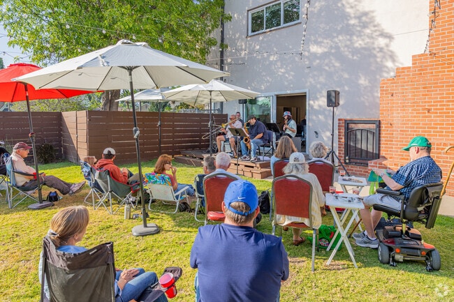 Outdoor Neighborhood Jazz Concert is a nice place to listen to good music.