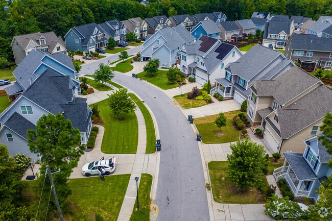 West Apex has many different subdivisions each with its own look and feel.