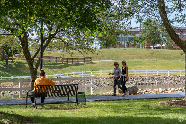 North Park has beautiful scenery with shaded trails to enjoy.