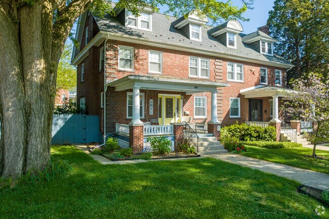 Pennside is populated with many traditional duplex homes.