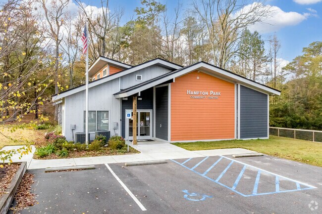 Hampton Memorial Park has a community center in Lake Katherine.