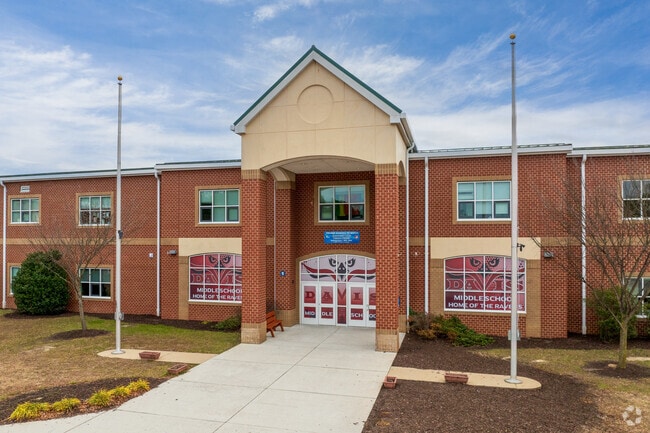 The entrance to Elizabeth Davis Middle School.