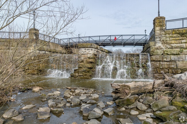 Residents enjoy taking walks around the scenic Buckeye-Shaker area.