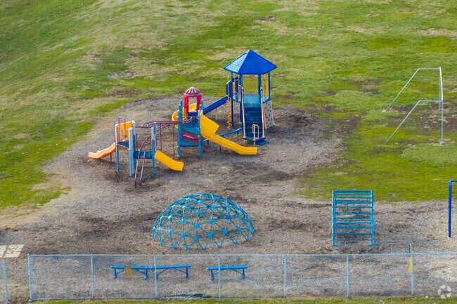 Bel-Nor has a small playground for the kids to play on.