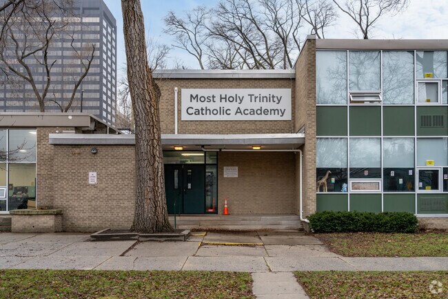 Most Holy Trinity School, Entrance.