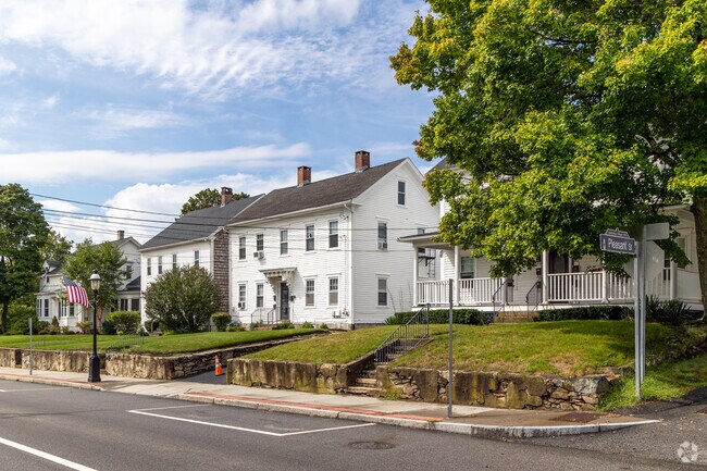 This row of homes along Post Road in the Apponaug-Nausauket neighborhood is an elegant group.