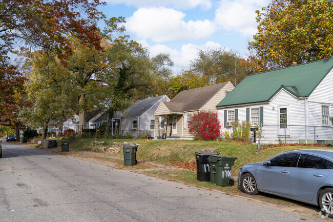 Bungalows in Far Northwest can be raised from the street surrounded by mature trees.