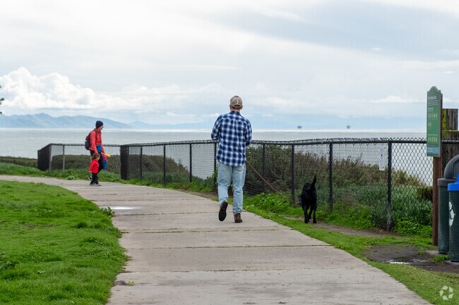 You can walk the pup at one of the many parks in West Mesa.