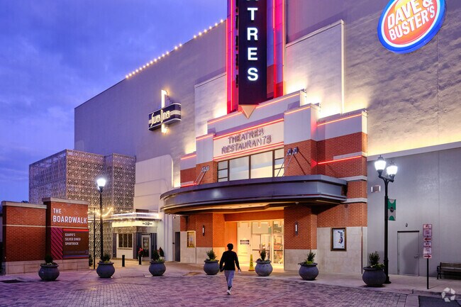 Check out a film at the cinema at Rio Lakefront in Shady Grove.