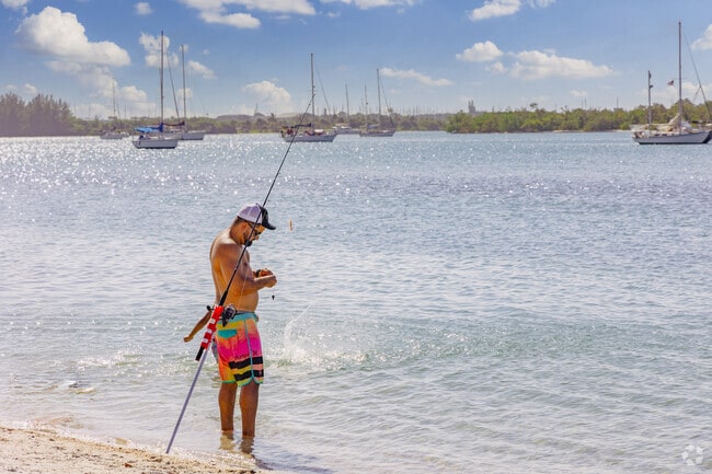 Fishing along the calm waters is a common pastime for many Indian River Estates residents.